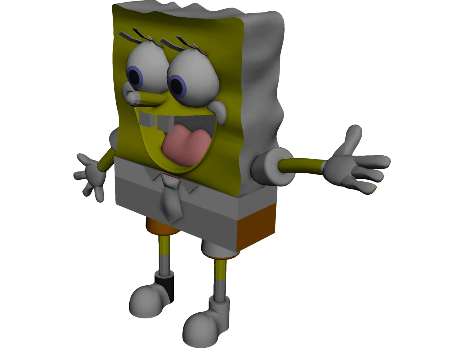 Sponge Bob 3D Model