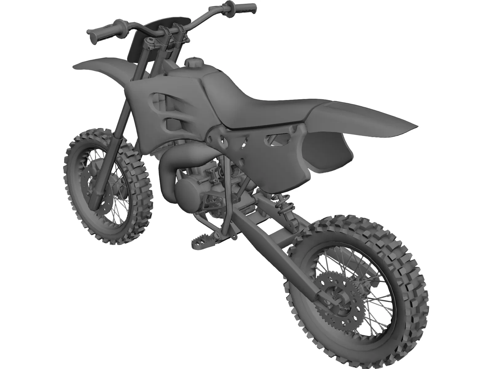 KTM Mini Bike 3D Model