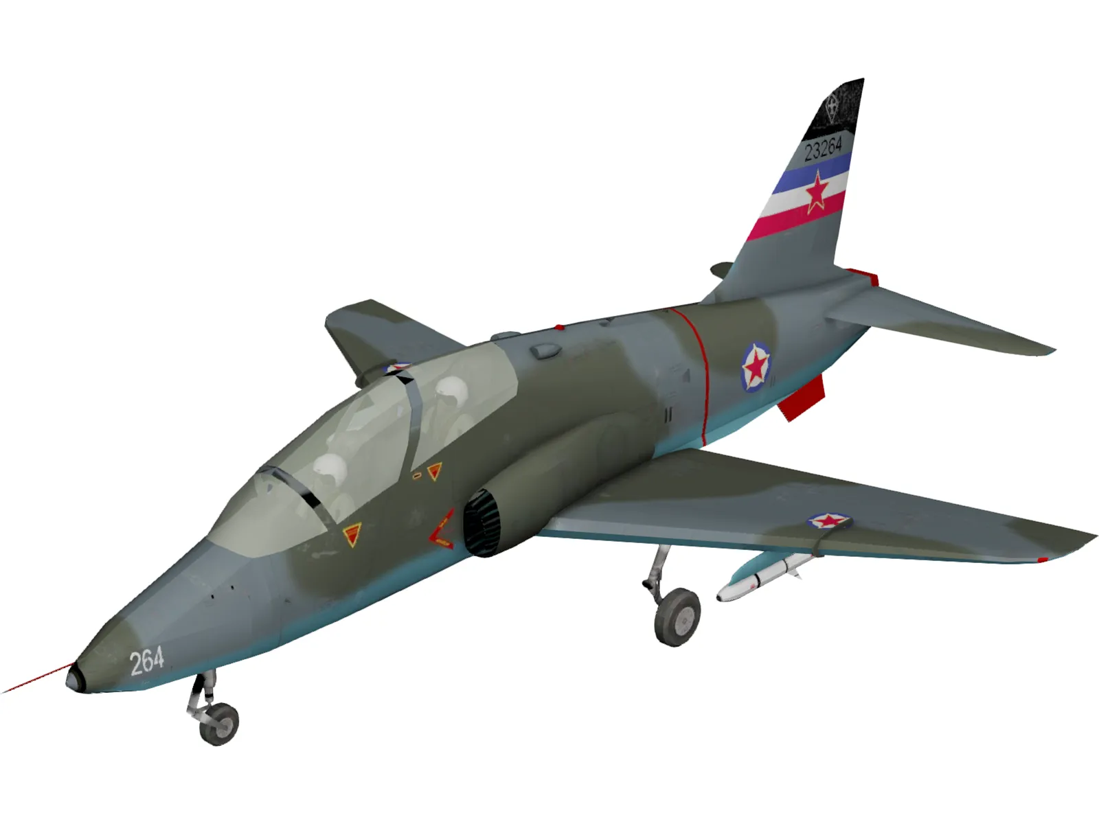 BAE Hawk G-4 Soko 3D Model