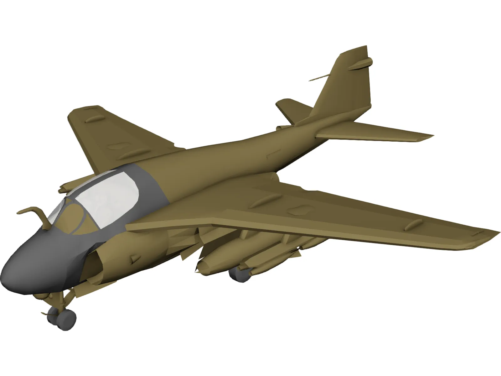 Grumman A-6E Intruder 3D Model