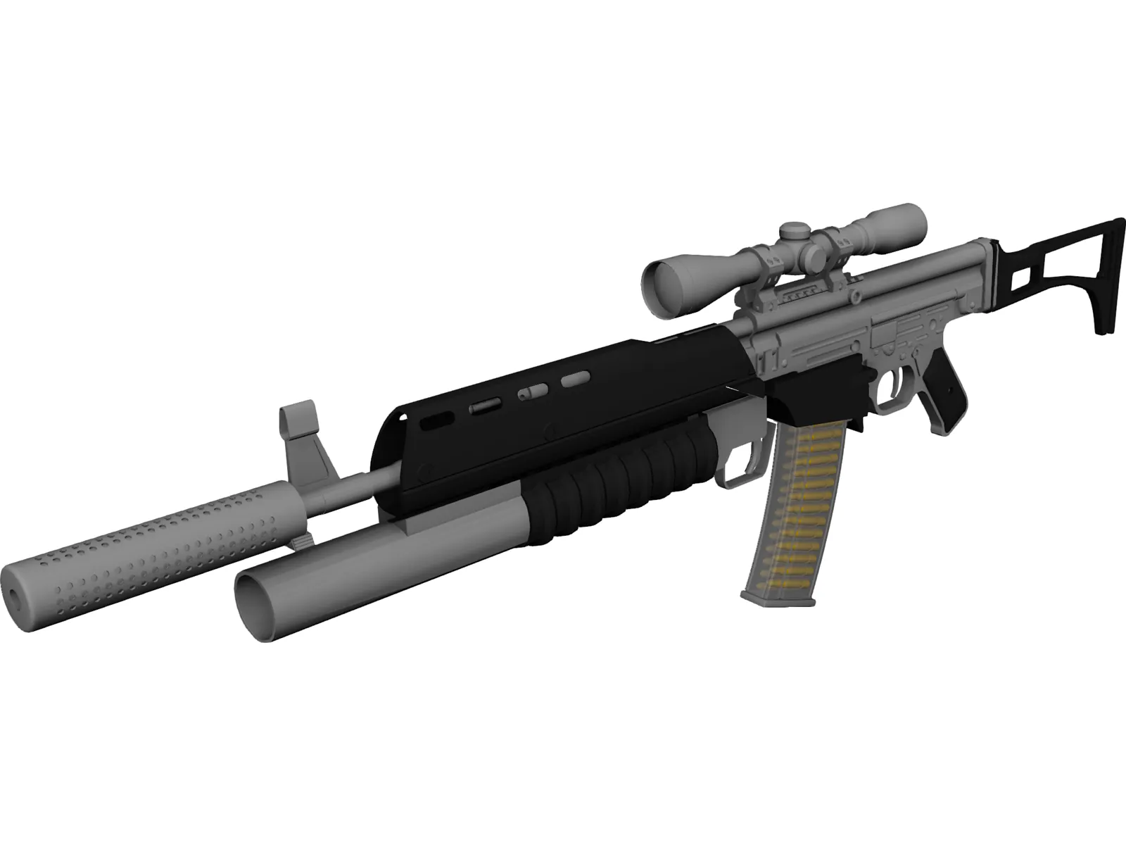 Stg44 Modified 3D Model