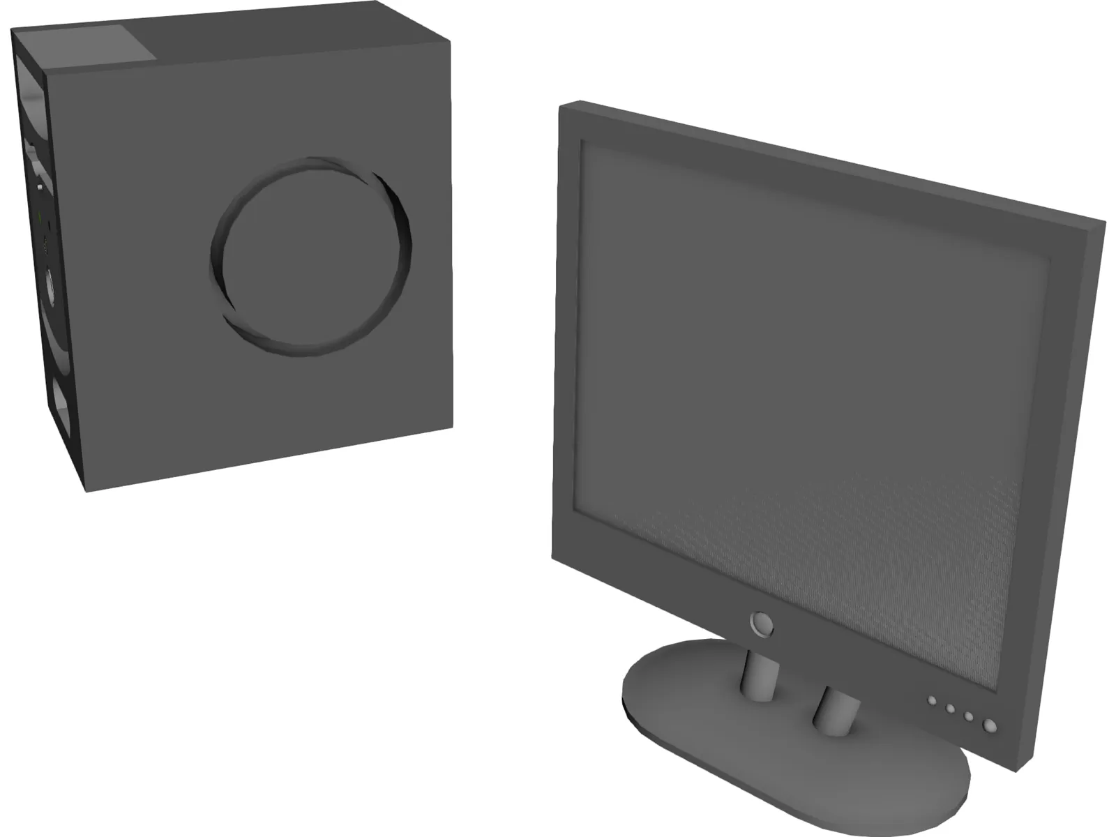 Dell Computer 3D Model