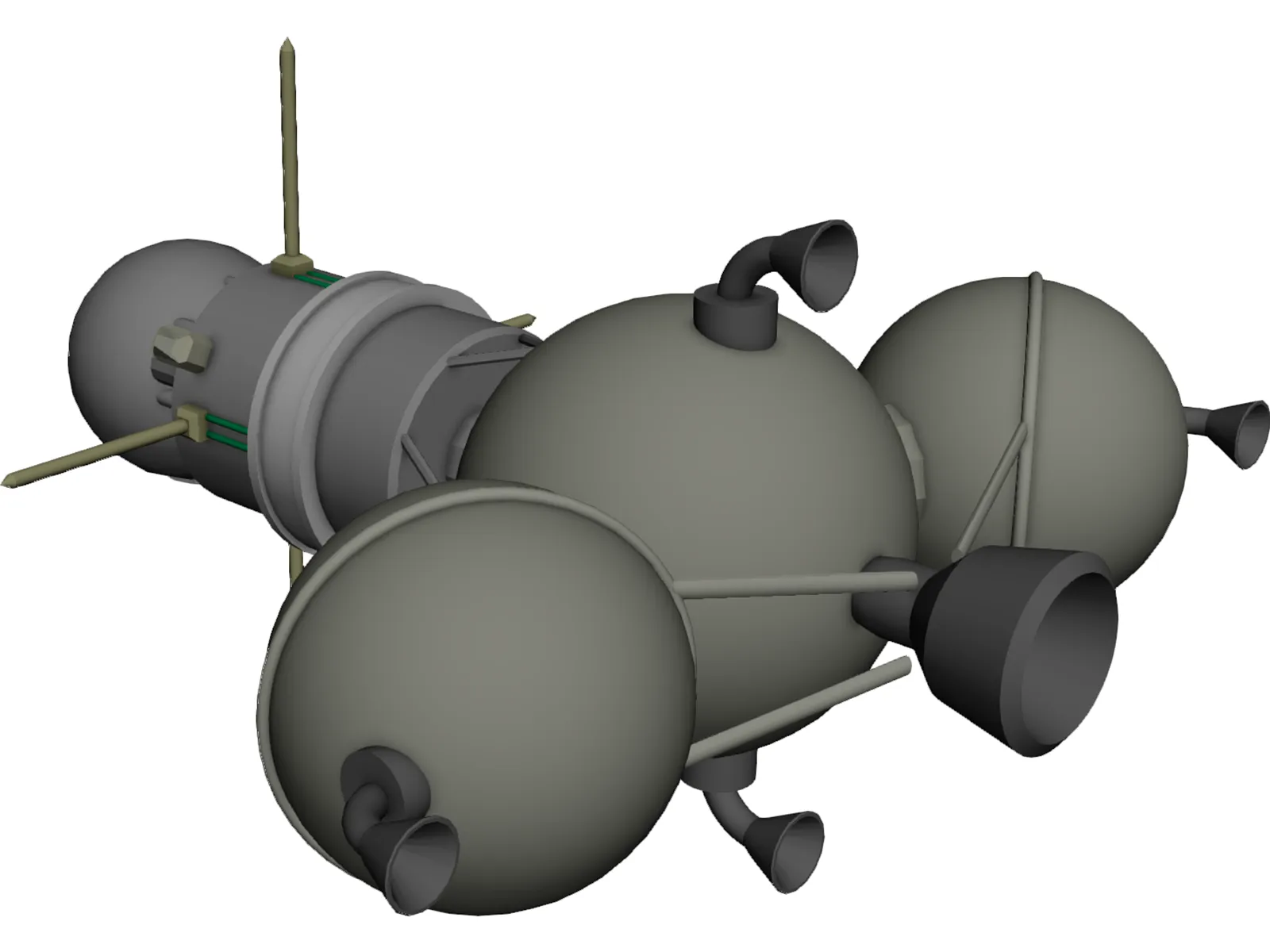 Luna 16 3D Model