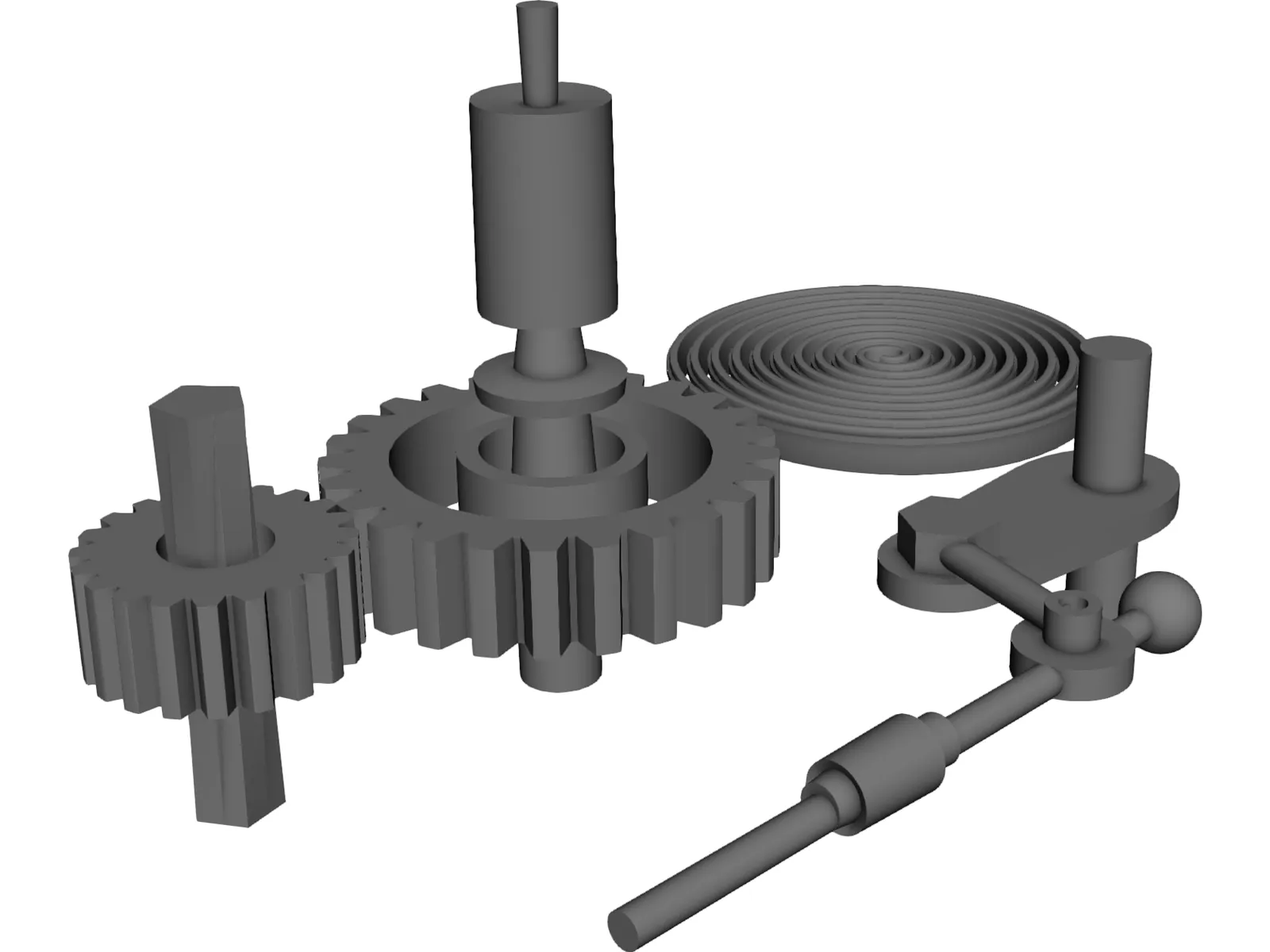 Cogs and Gears 3D Model - 3D CAD Browser