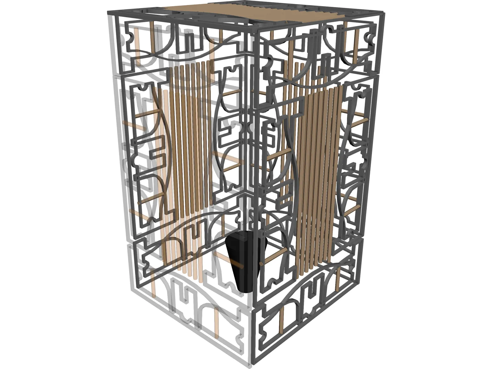 Golden Cage  3D Model