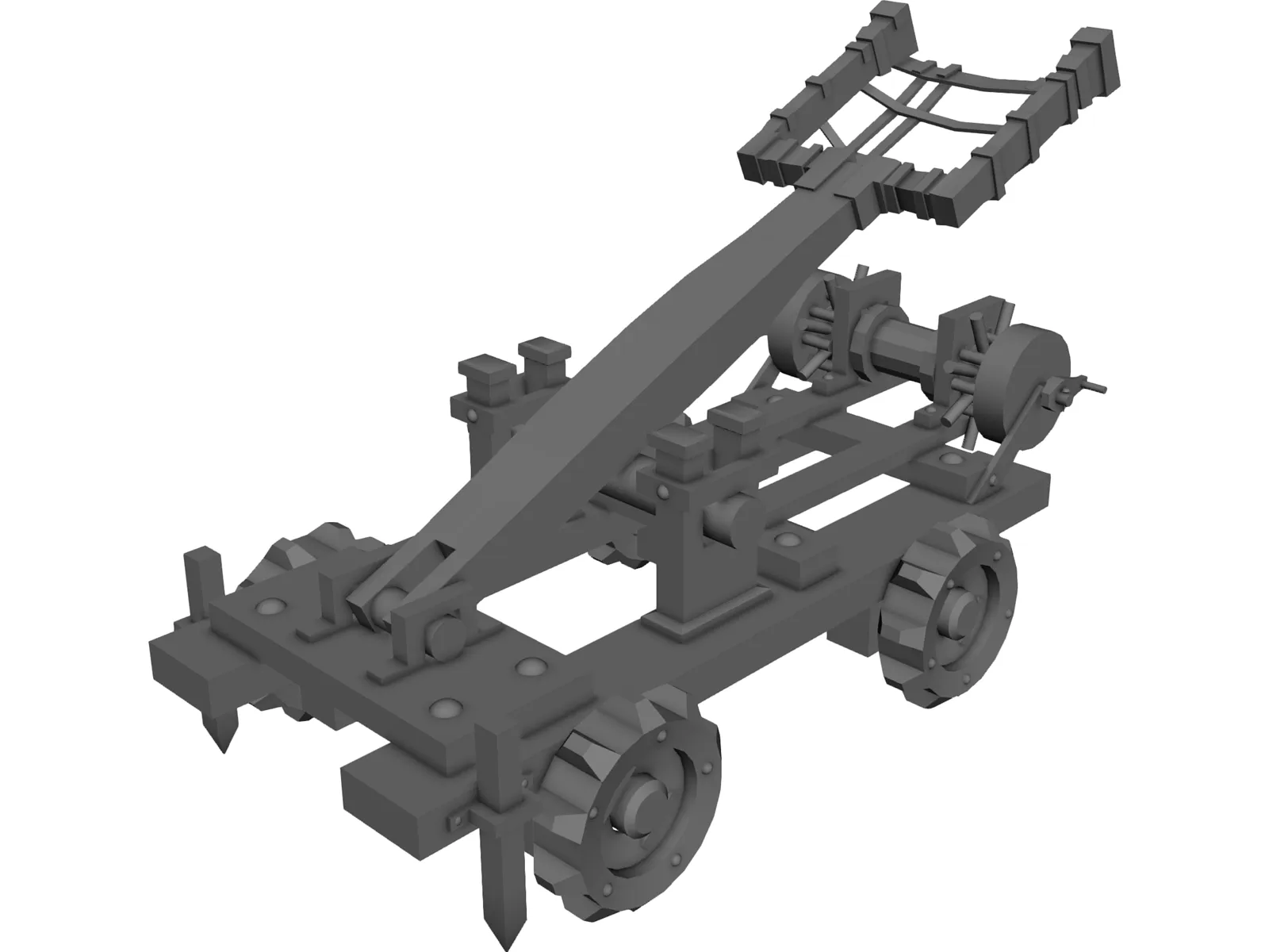 Catapult 3D Model