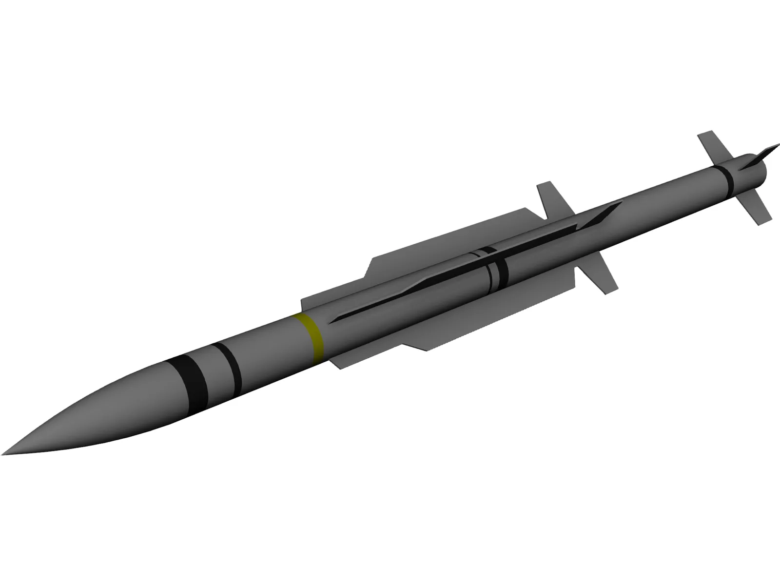 RIM-67 SM-2 Standard Missile 3D Model