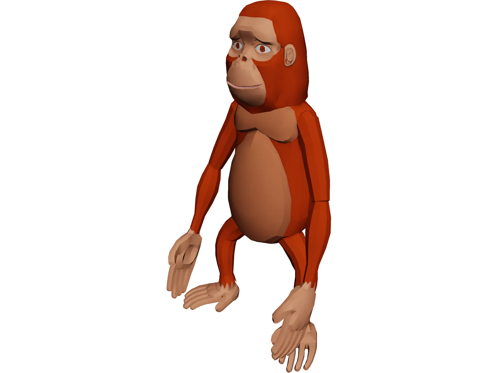 Funny Ape 3D Model