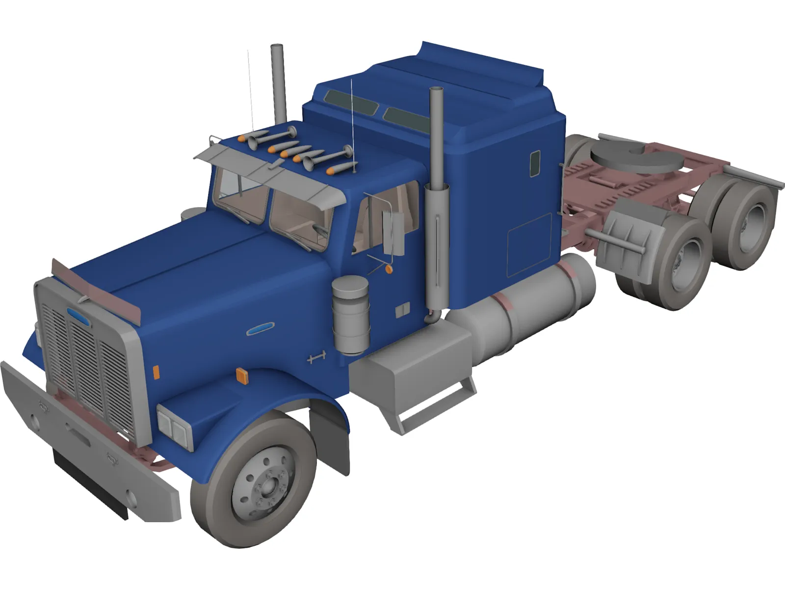 Freightliner Aerodyne 3D Model