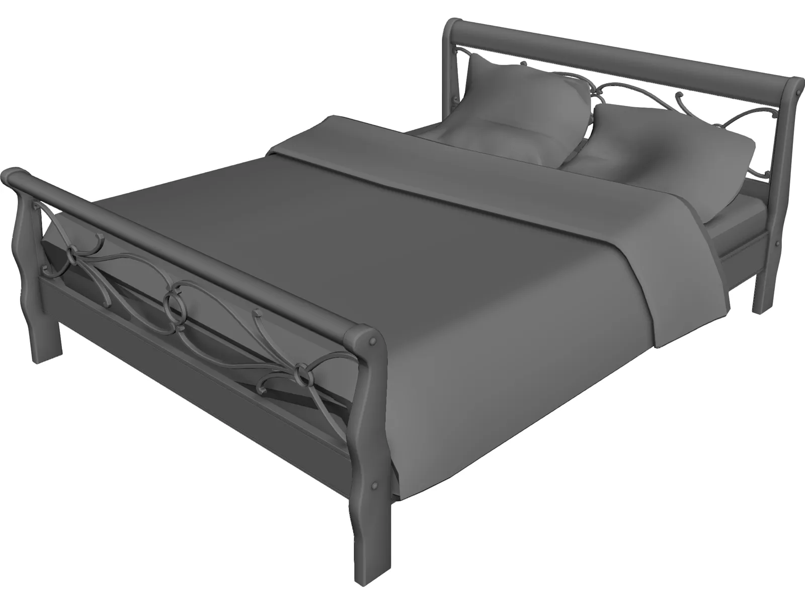 Bed Jean 3D Model