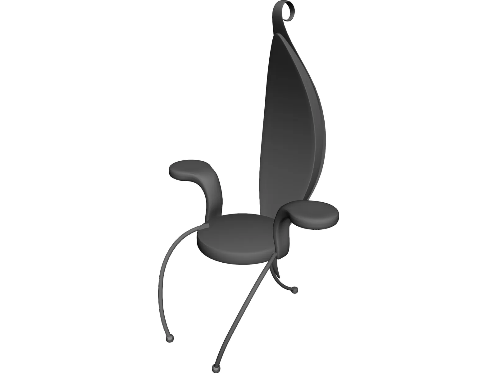 Chair Flamingo 3D Model