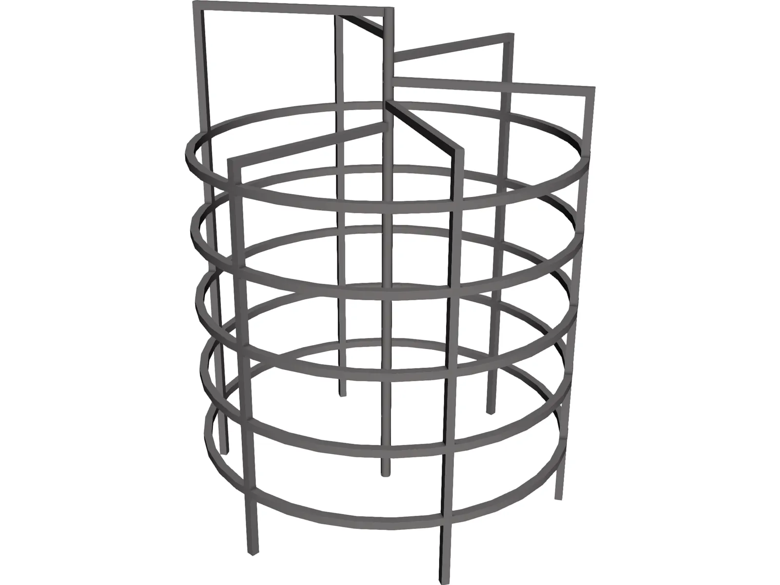 Circular Monkey Bars 3D Model