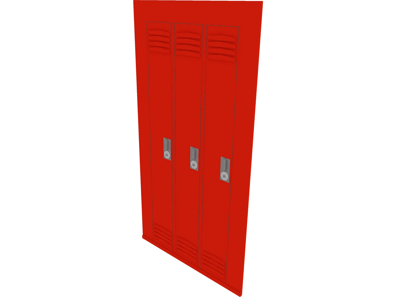 Wall Locker 3D Model