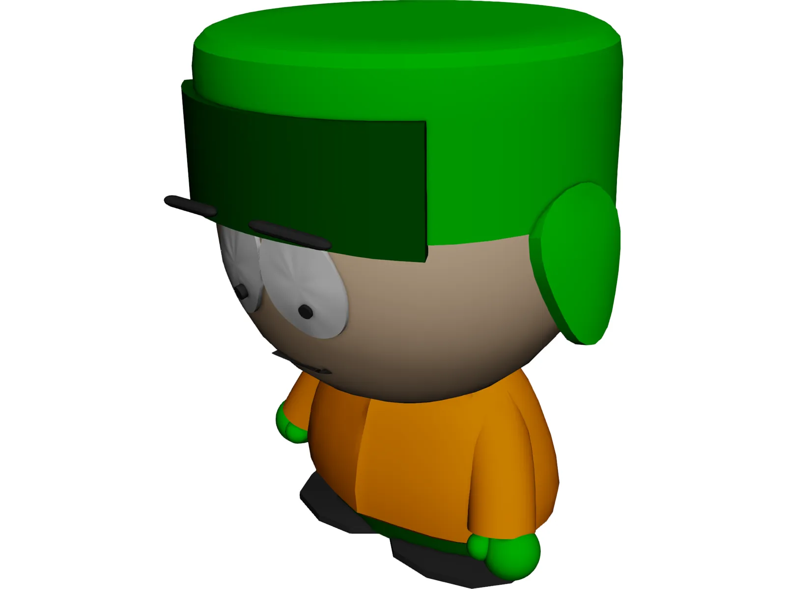 South Park Kyle 3D Model