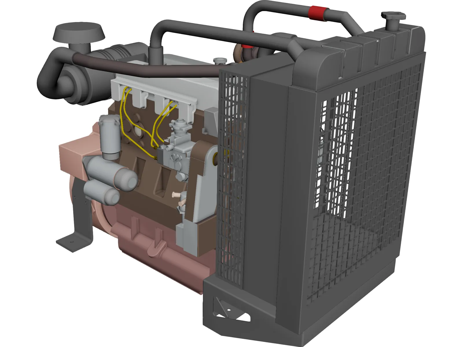 Diesel Generator 3D Model