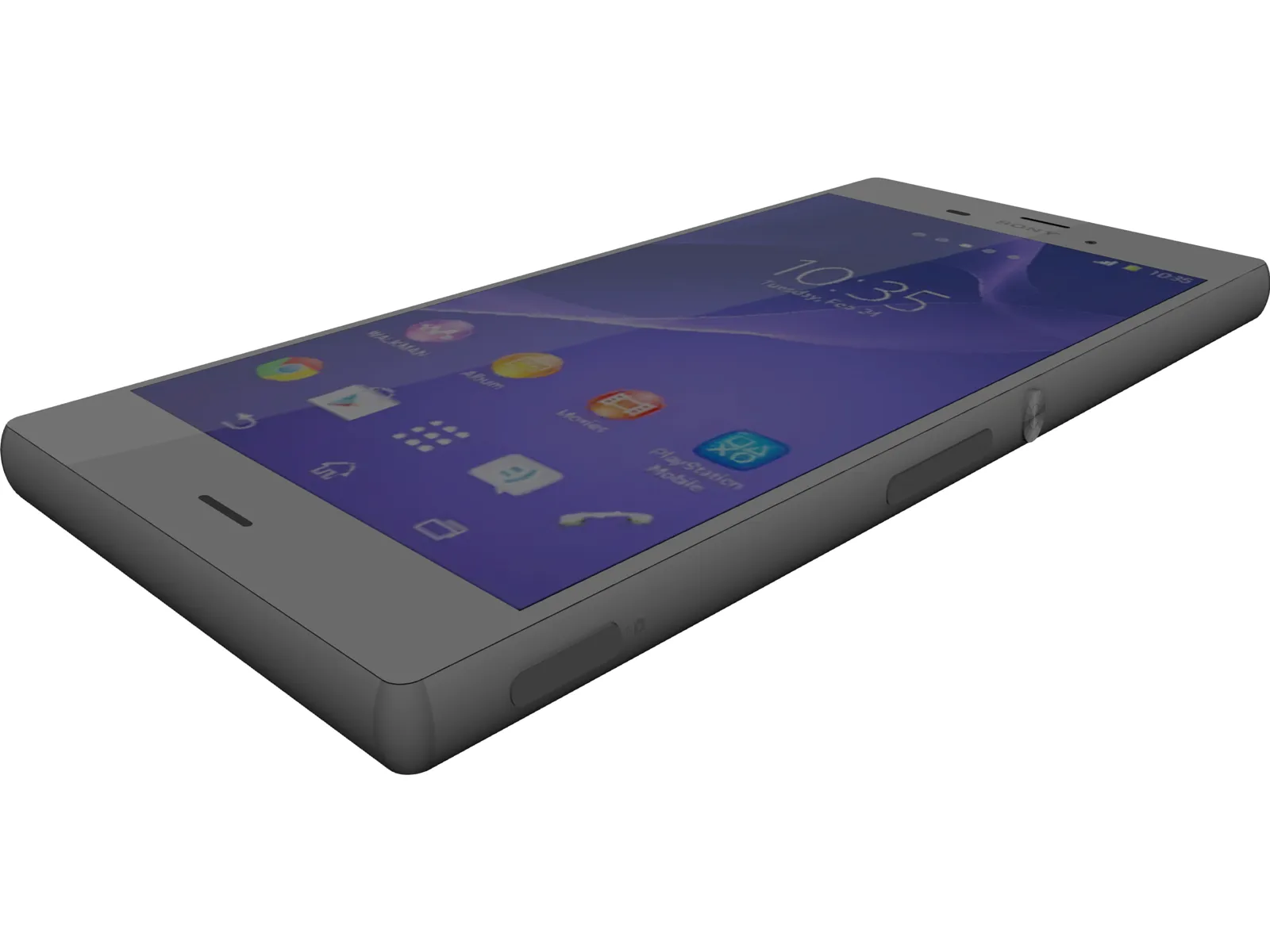 Sony Xperia Z3 3D Model