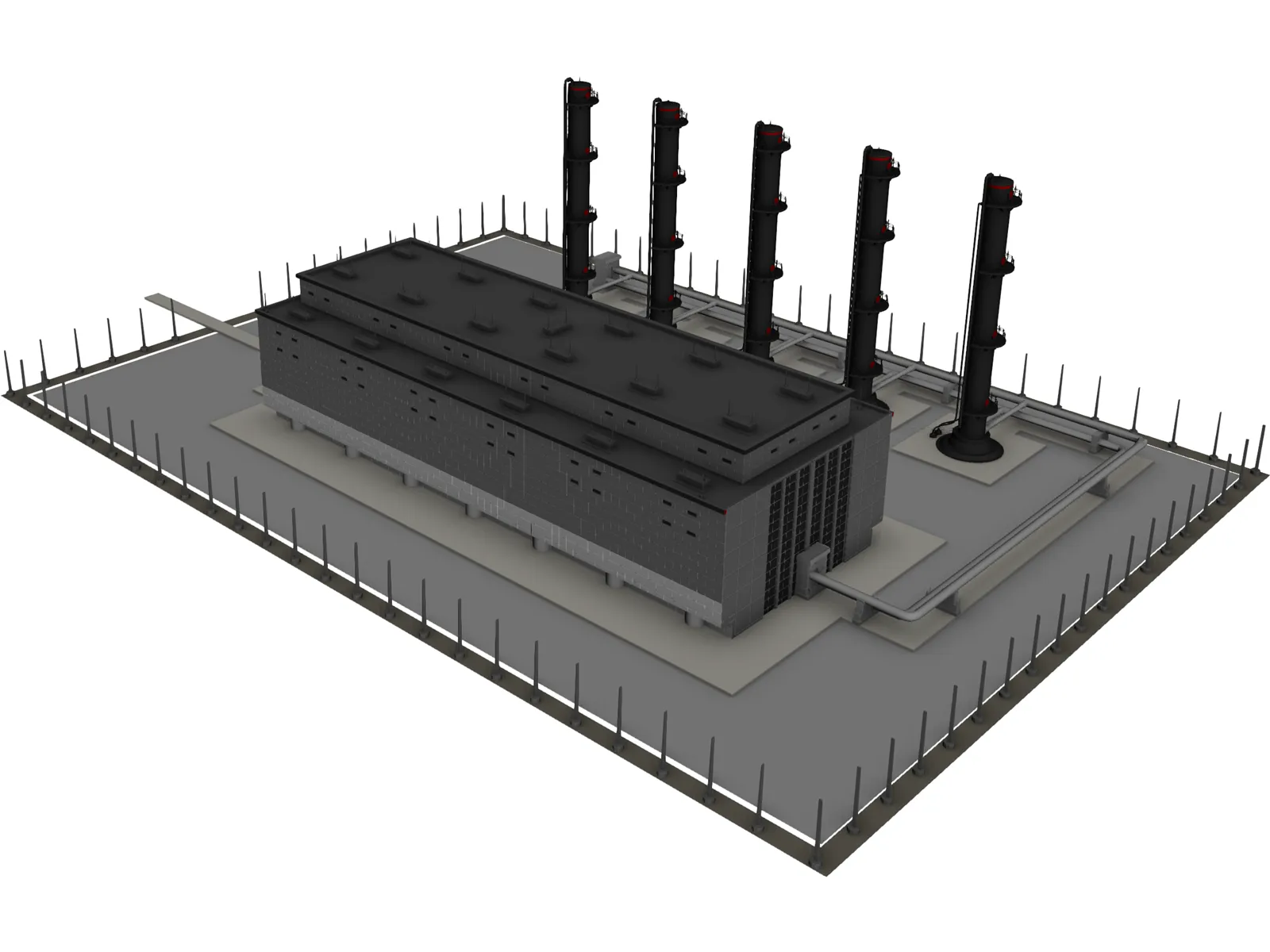 Factory 3D Model