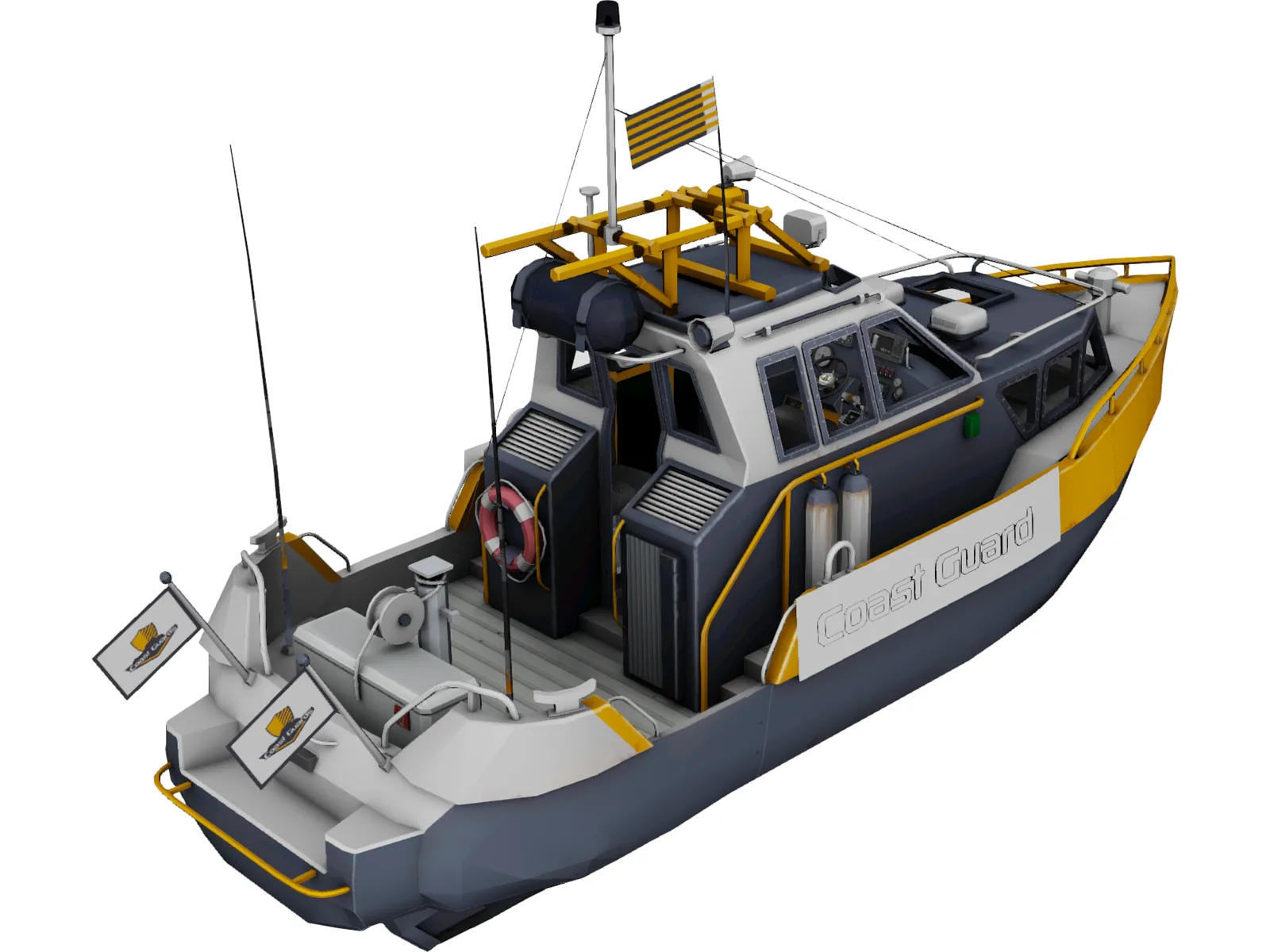 Coast Guard 3D Model