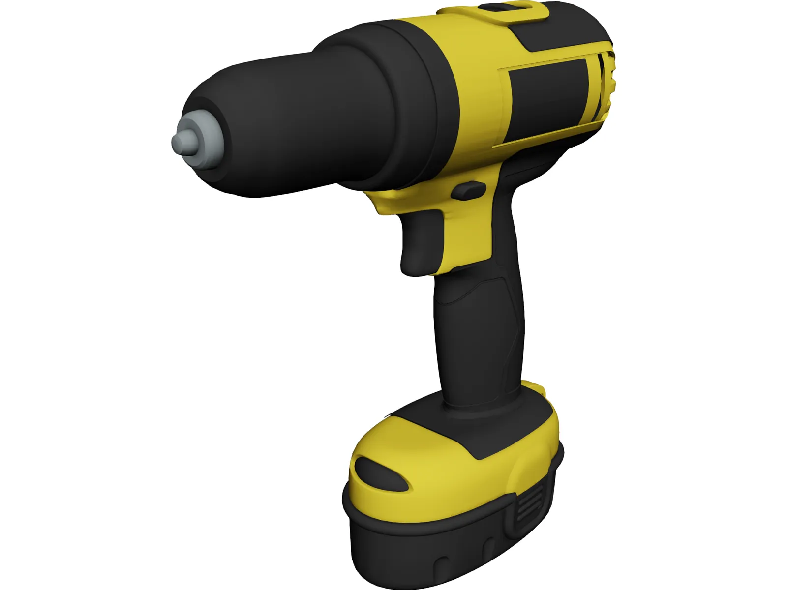 DeWalt Drill 3D Model