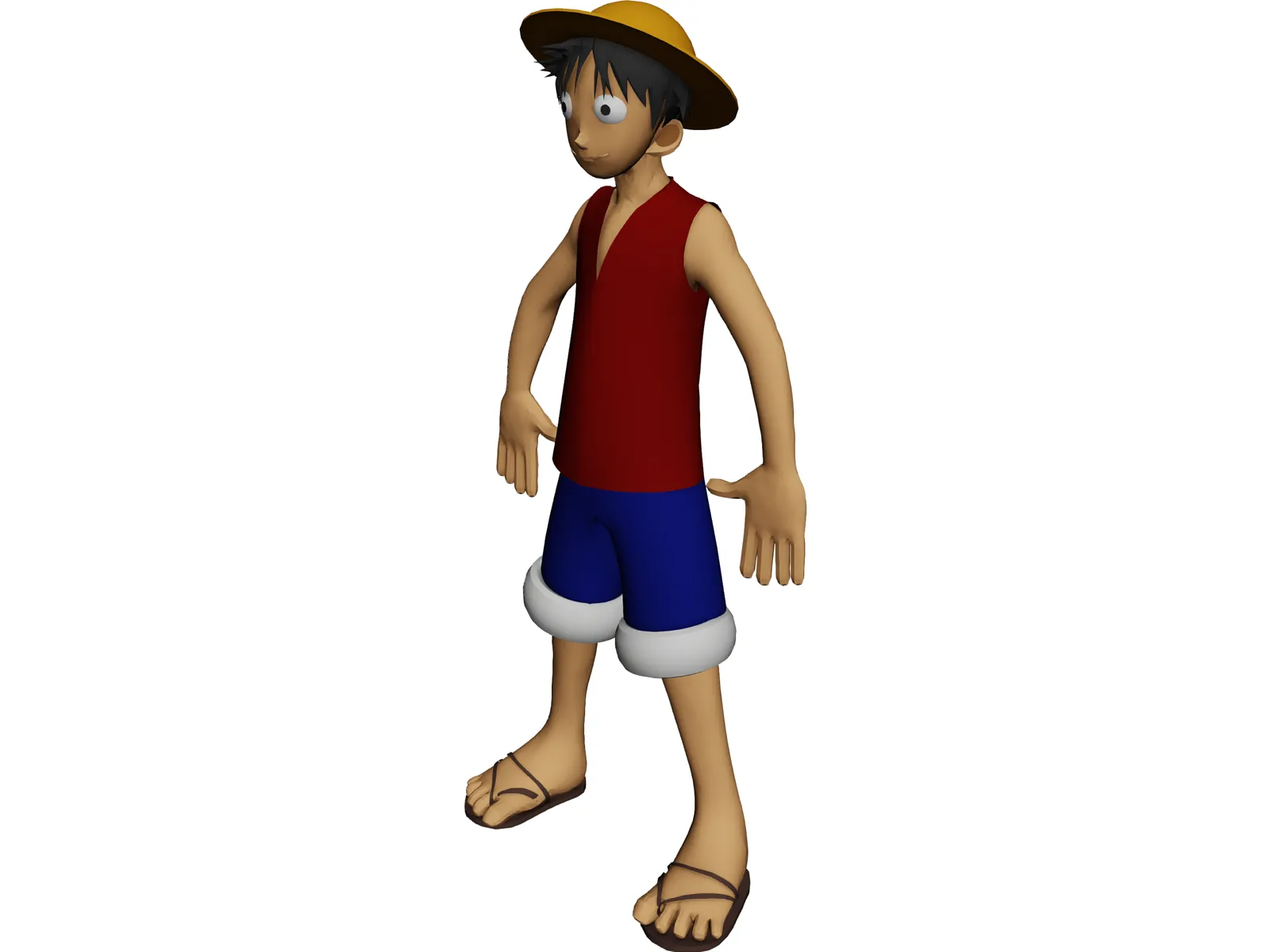 Luffy 3D Model