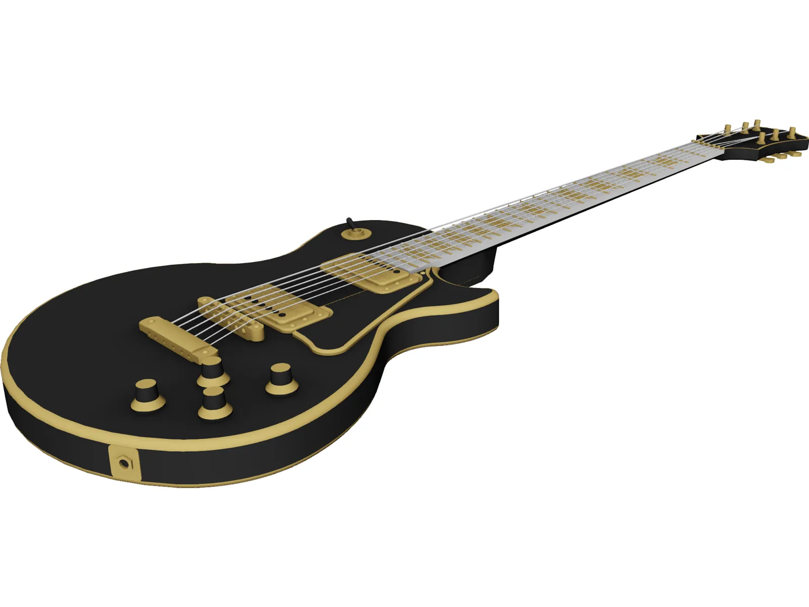 Electric Guitar 3D Model