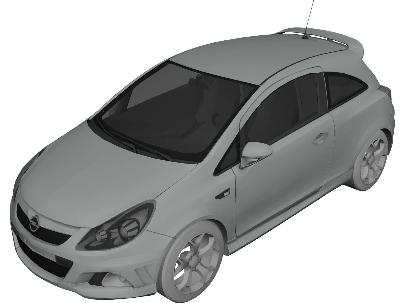 Opel Corsa OPC 3D Model