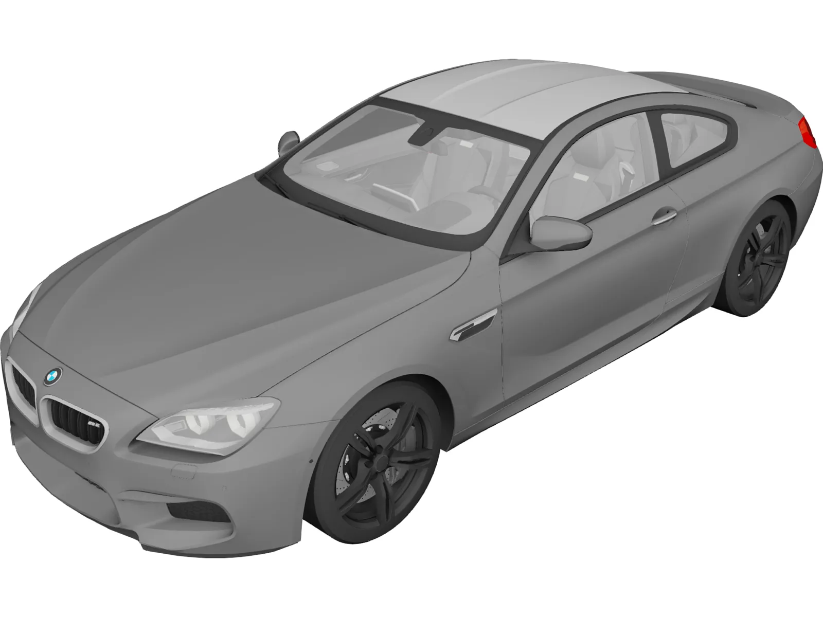 BMW M6 Coupe (2014) 3D Model