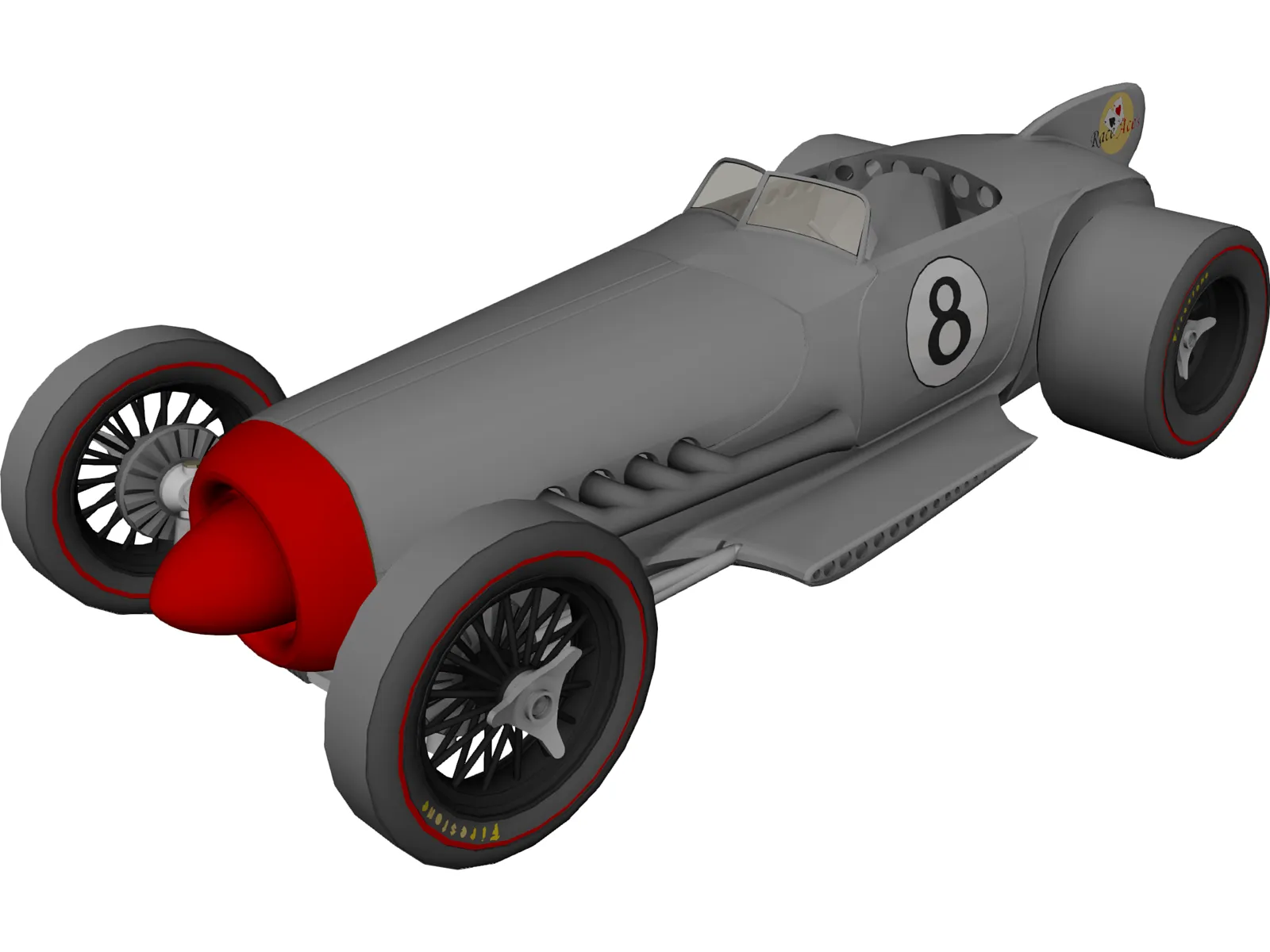 Hot Rod 3D Model