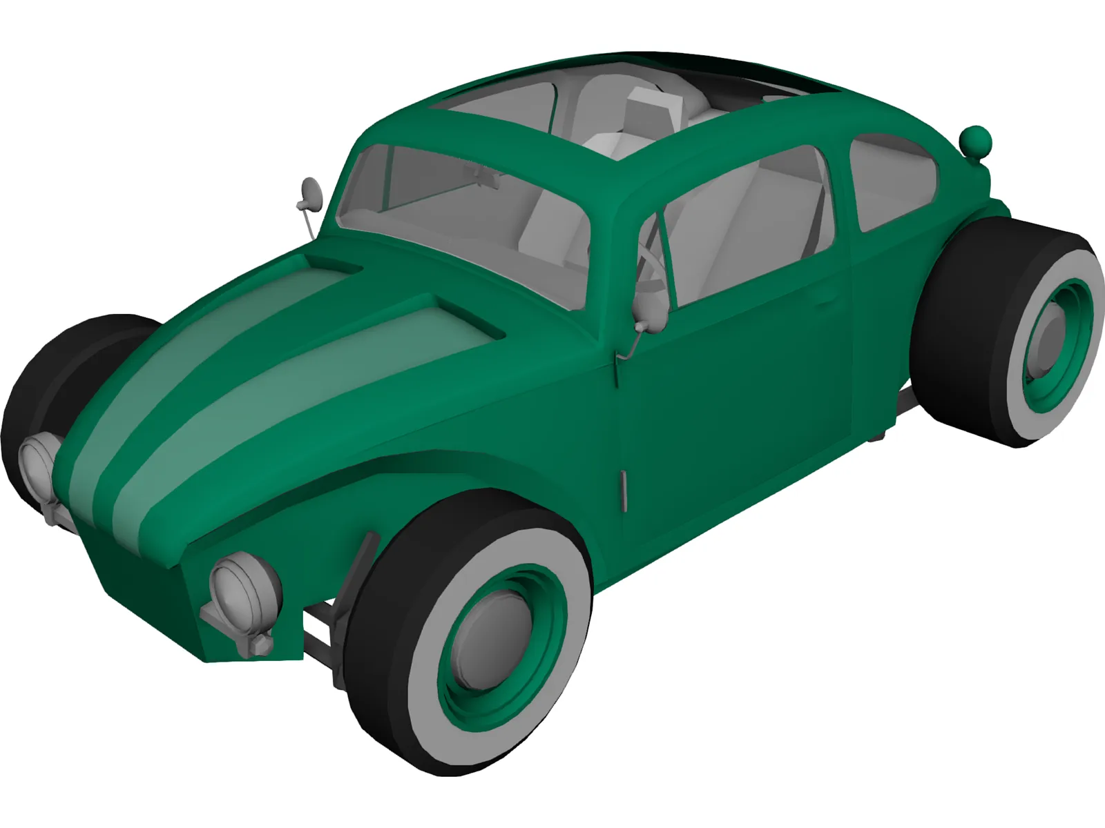 Hot Rod 3D Model