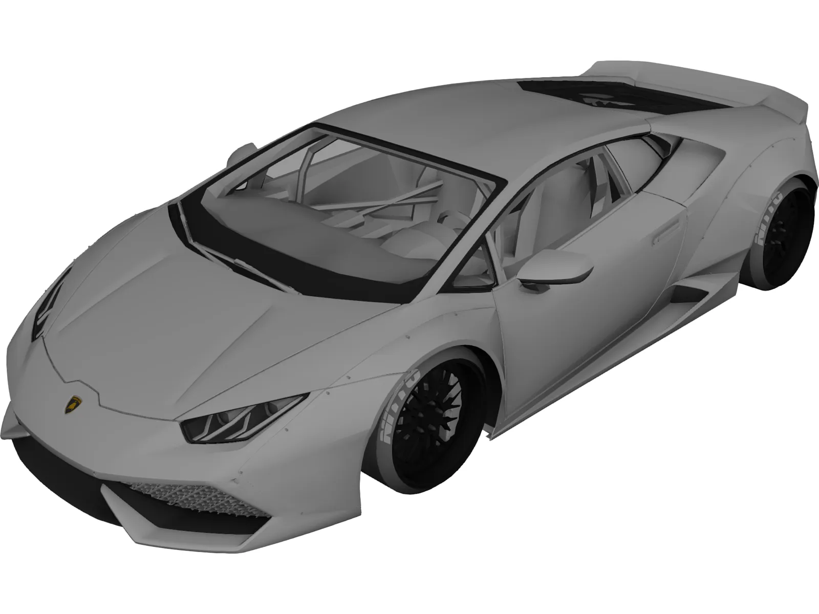 Lamborghini Huracan GT 3D Model