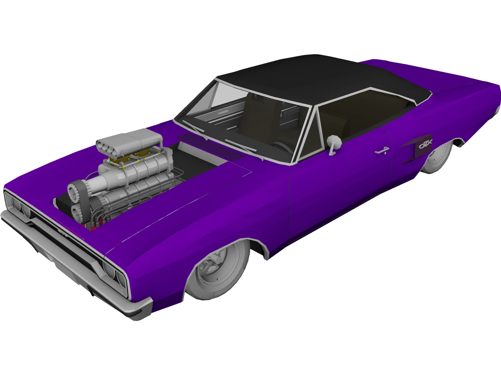 Plymouth GTX Mod 3D Model