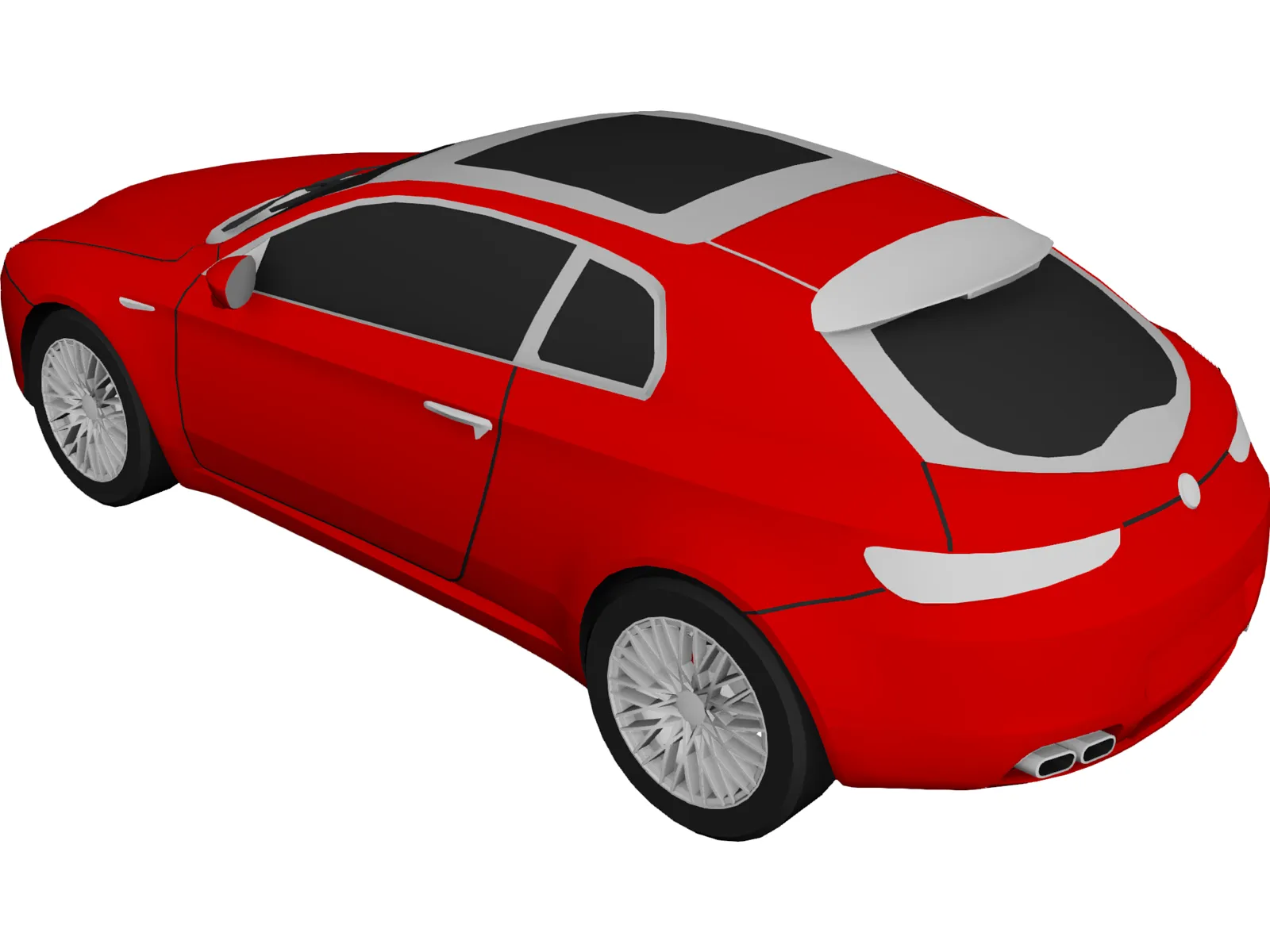 Alfa Romeo Brera 3D Model