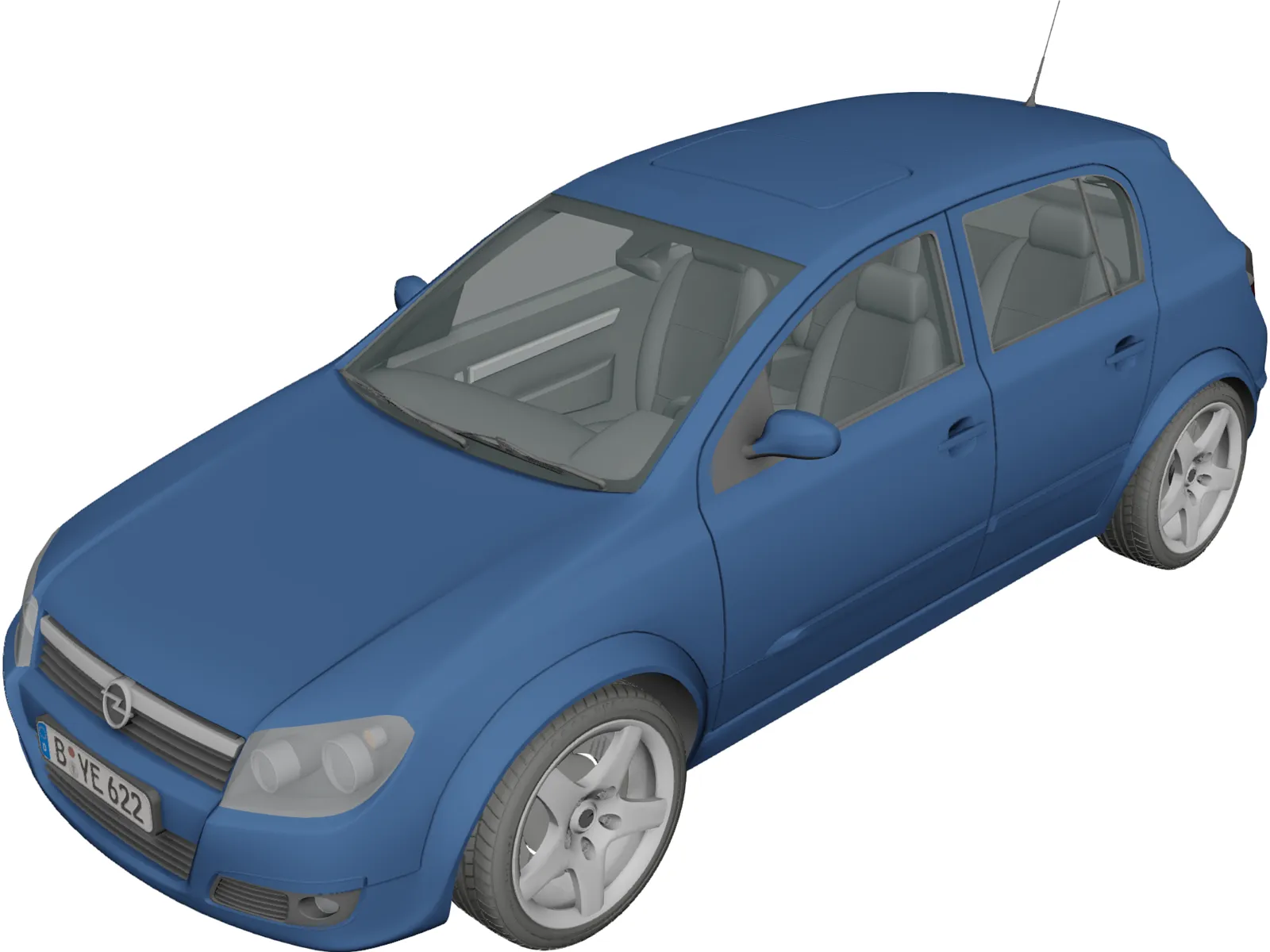 Opel Astra 3D Model