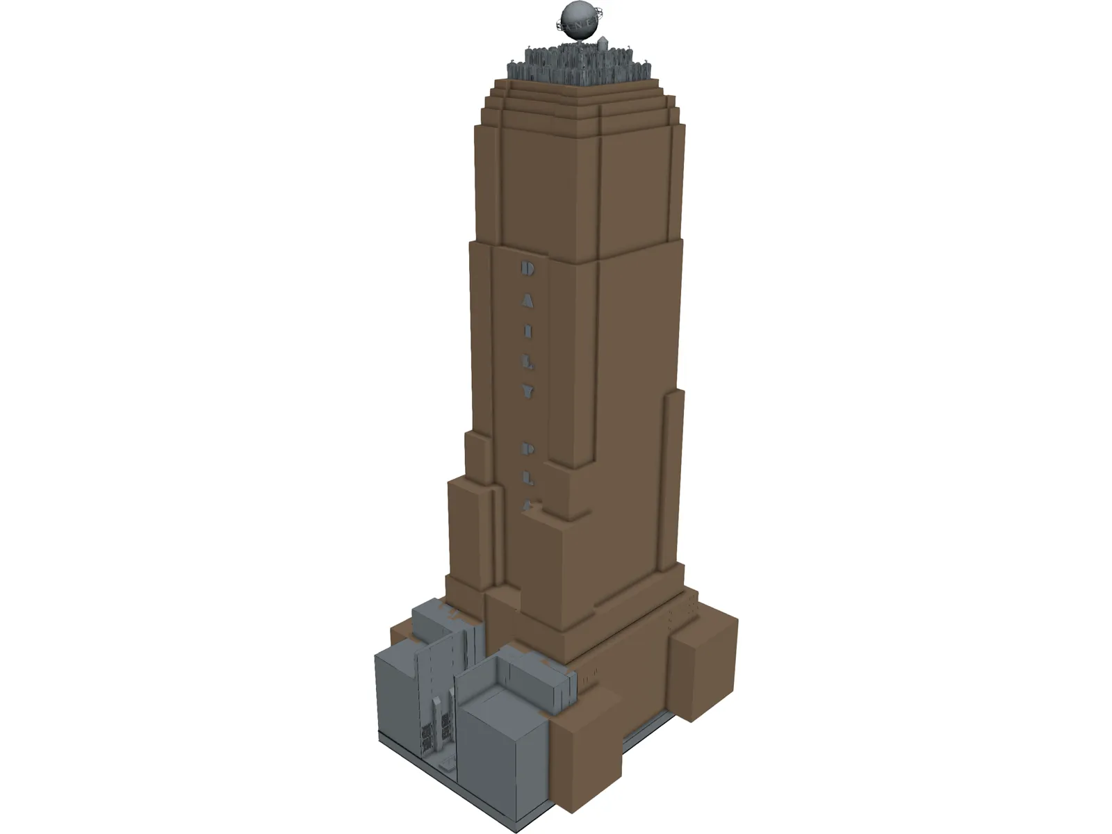 Daily Planet 3D Model