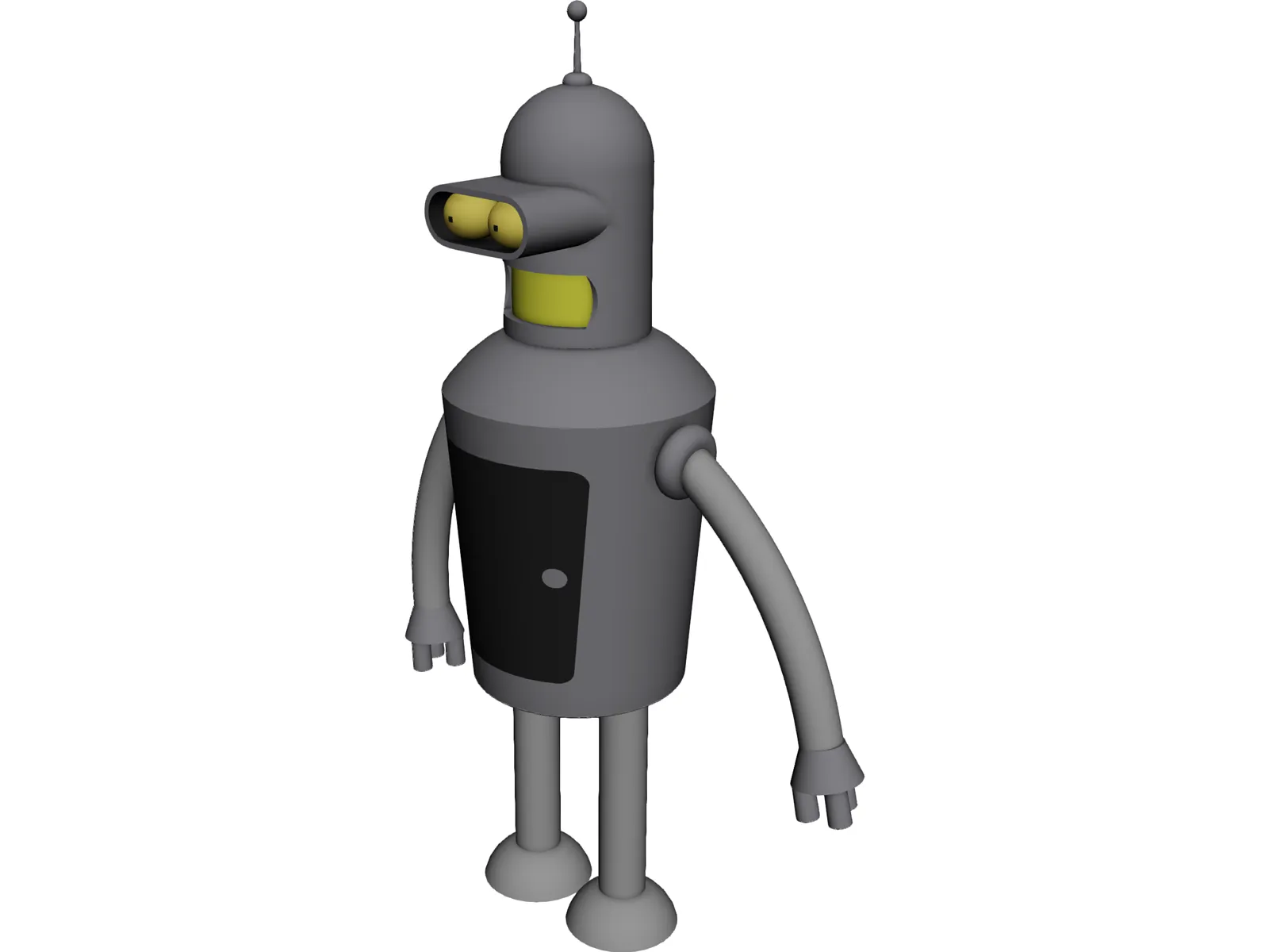 Futurama Bender 3D Model