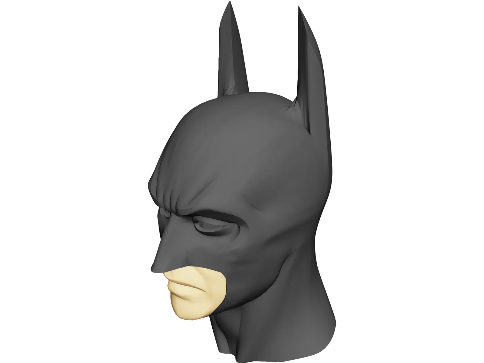 Batman Cowl and Face 3D Model - 3D CAD Browser