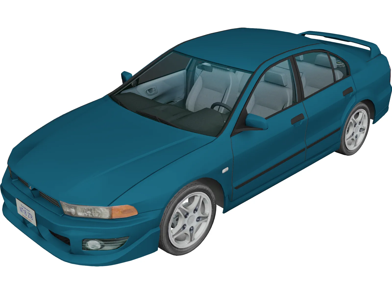 Mitsubishi Galant VR6 3D Model