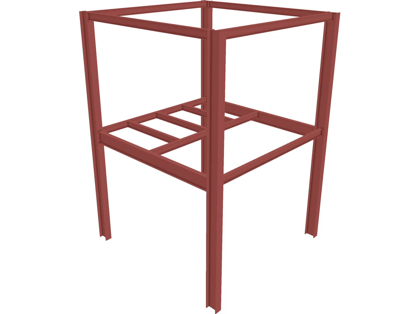 Steel Scaffolding 3D Model