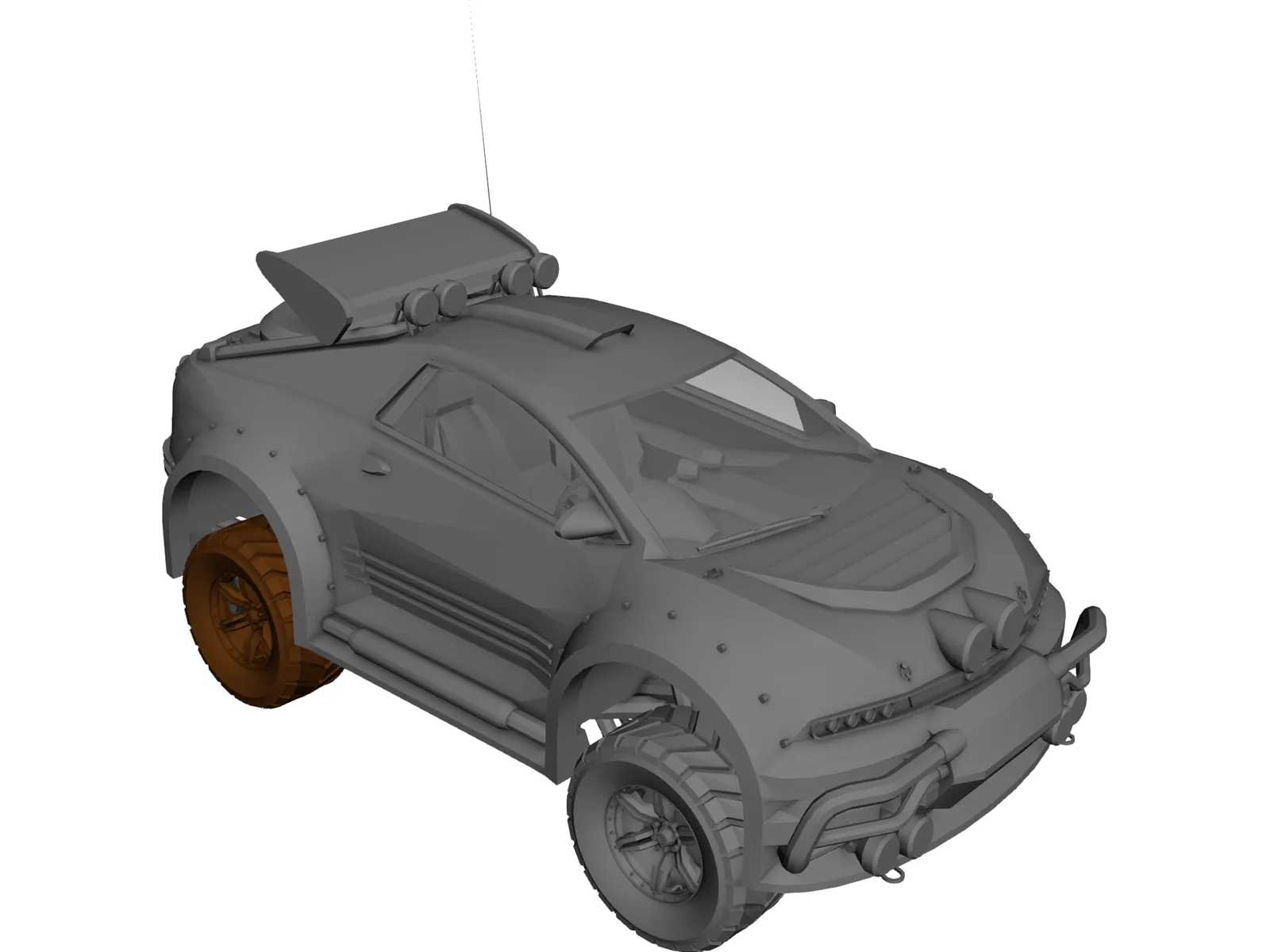 Xeno car 3D Model