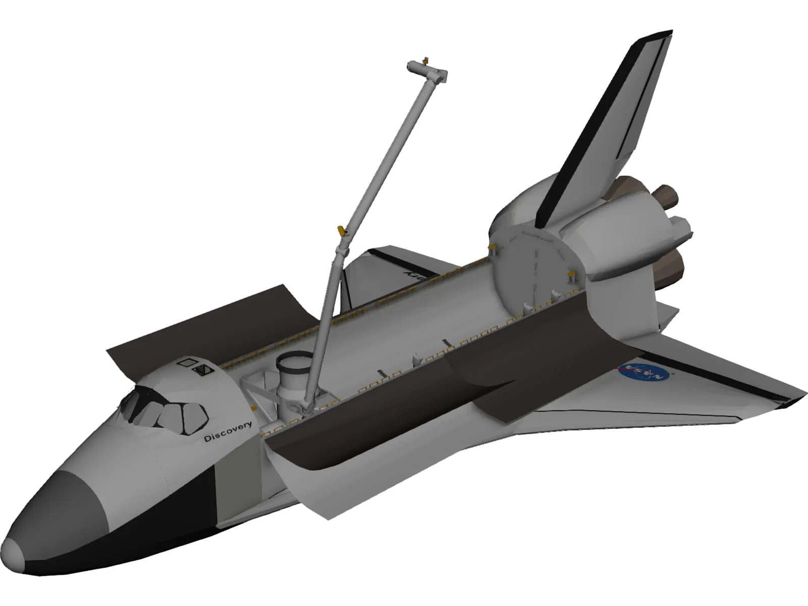 Space Shuttle Discovery 3D Model