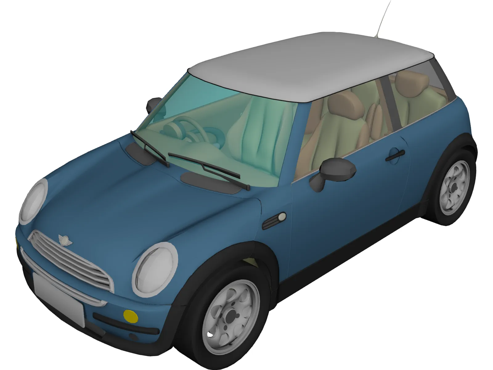 Mini Cooper 3D Model