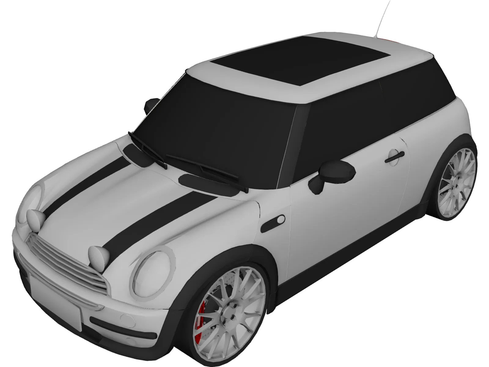 Mini Cooper [Tuned] 3D Model