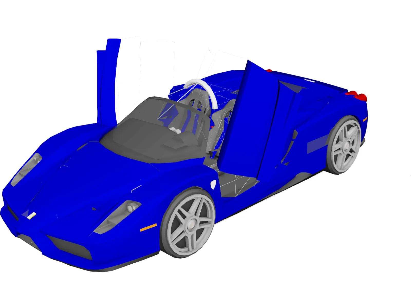 Ferrari Enzo Cabrio [Tuned] 3D Model