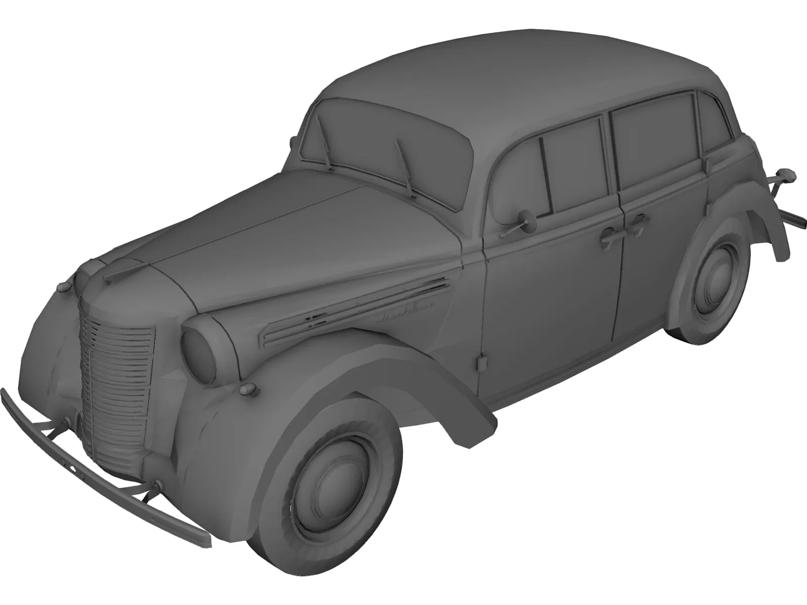 AZLK/Moskvitsch 400 3D Model