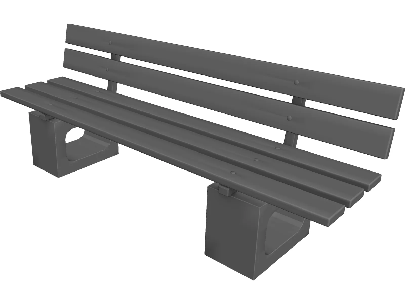 Outdoor Seat 3D Model