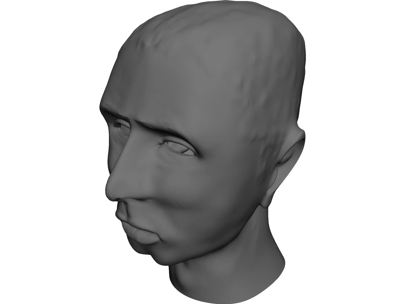 Head Johnie 3D Model