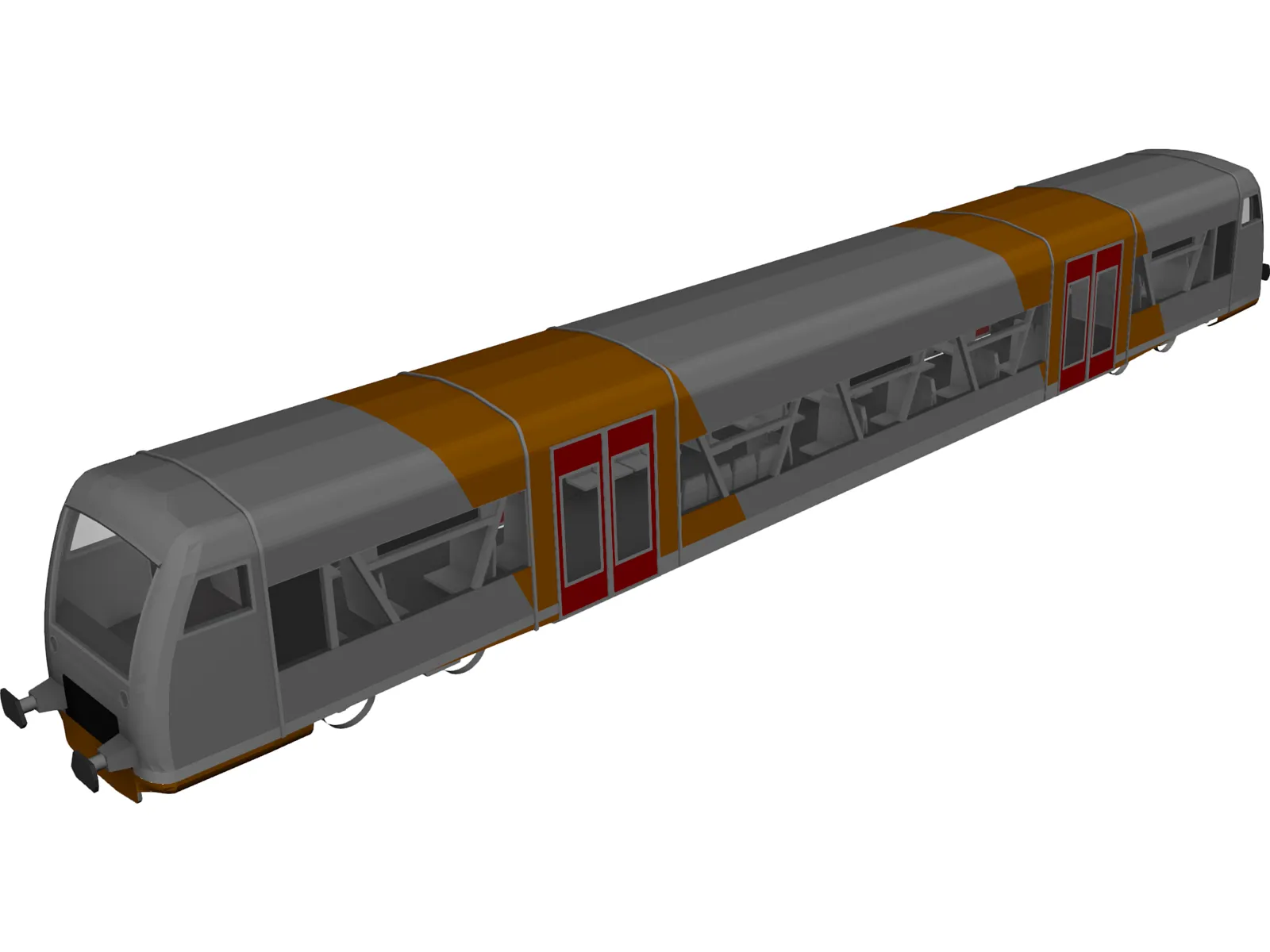Train Germany 3D Model