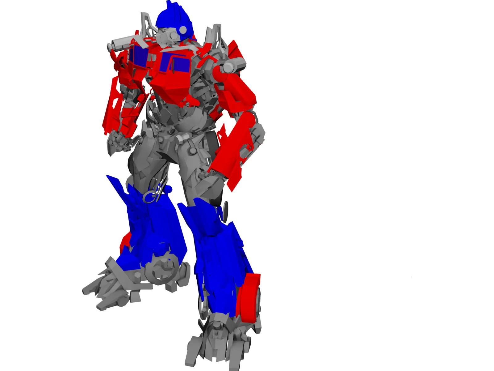 Transformers Movie Optimus Prime 3D Model