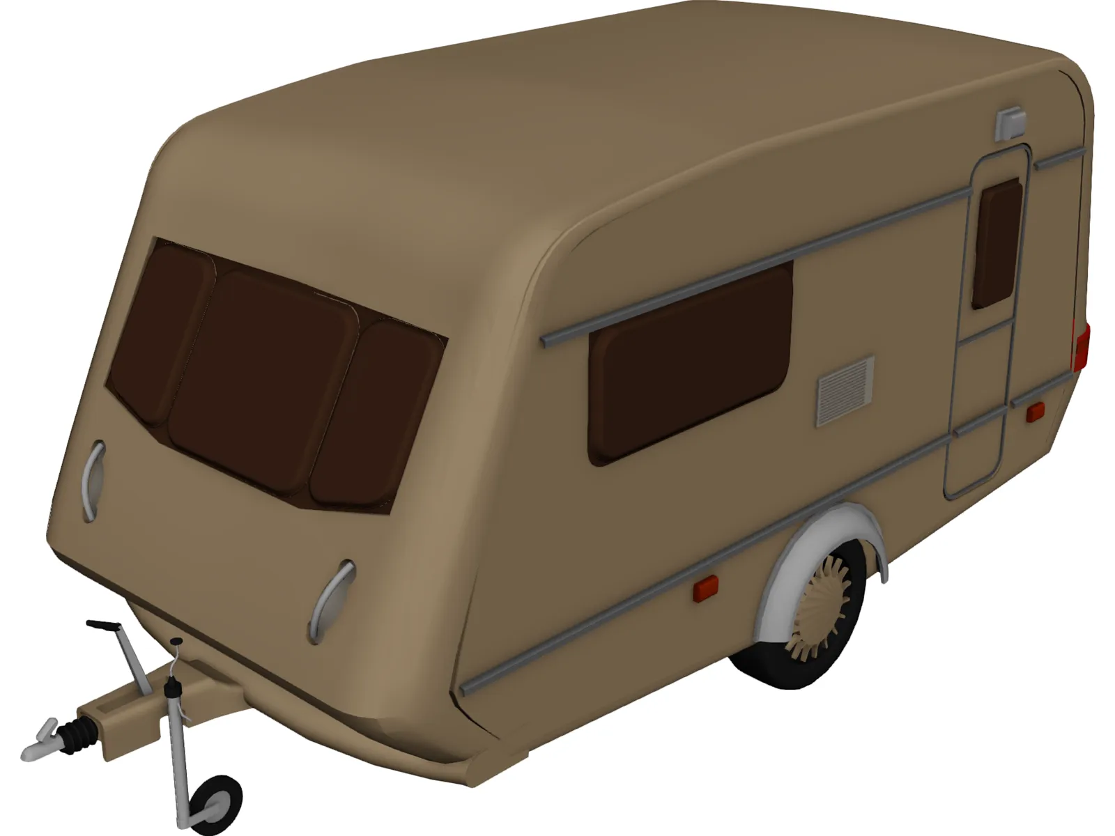 Caravan 3D Model