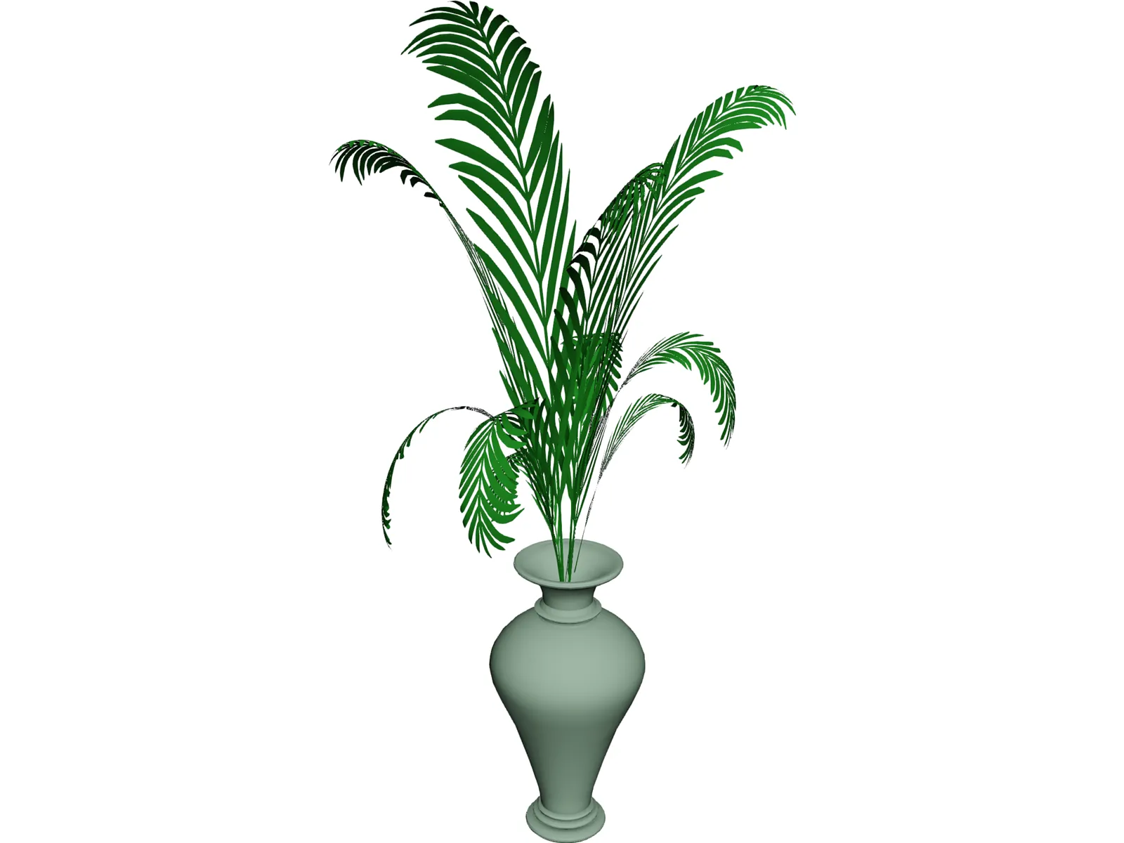 Plant In Vase 3D Model